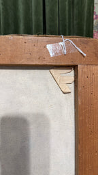 Mountain River Passage landscape Antique oil painting