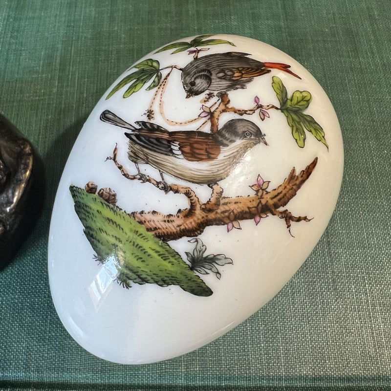 Herend Rothschild bird egg