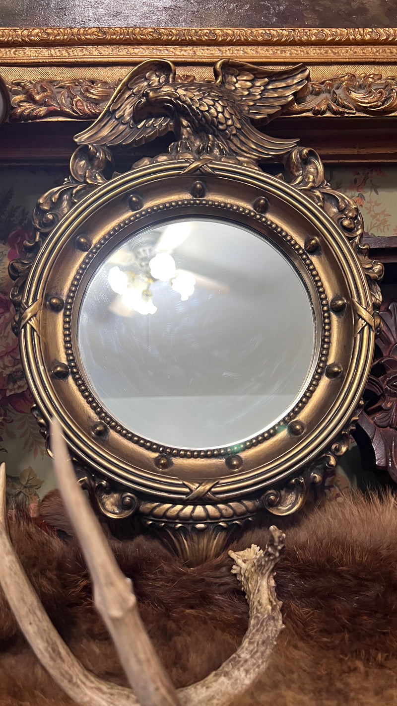 (Reserved) Gilded plaster Federal Mirror