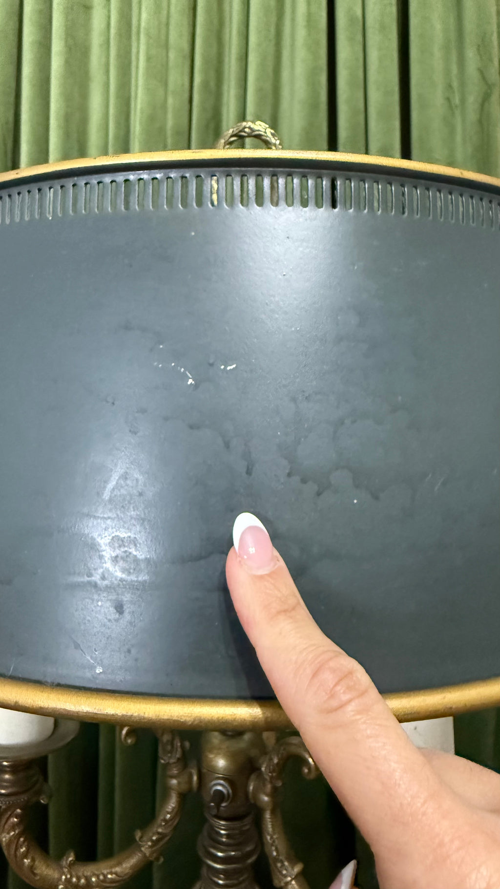 French bouillotte candelabra lamp