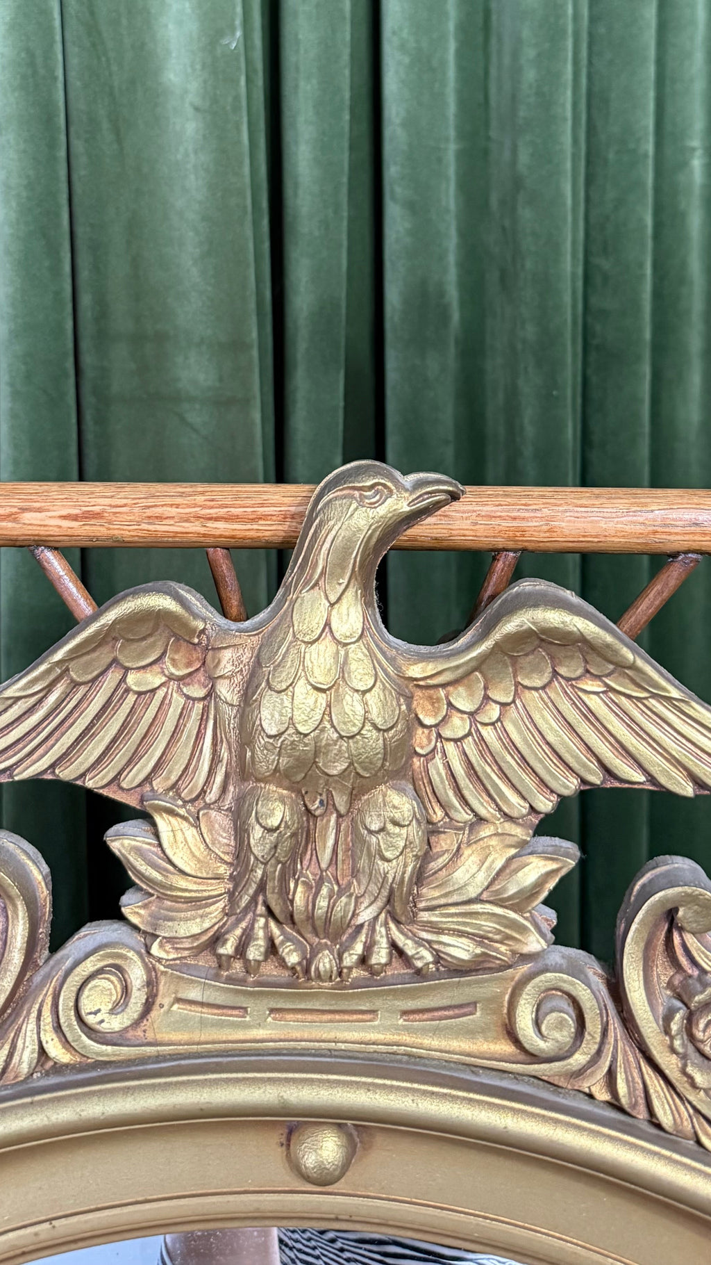 American Federal-style Convex Mirror 30’inH