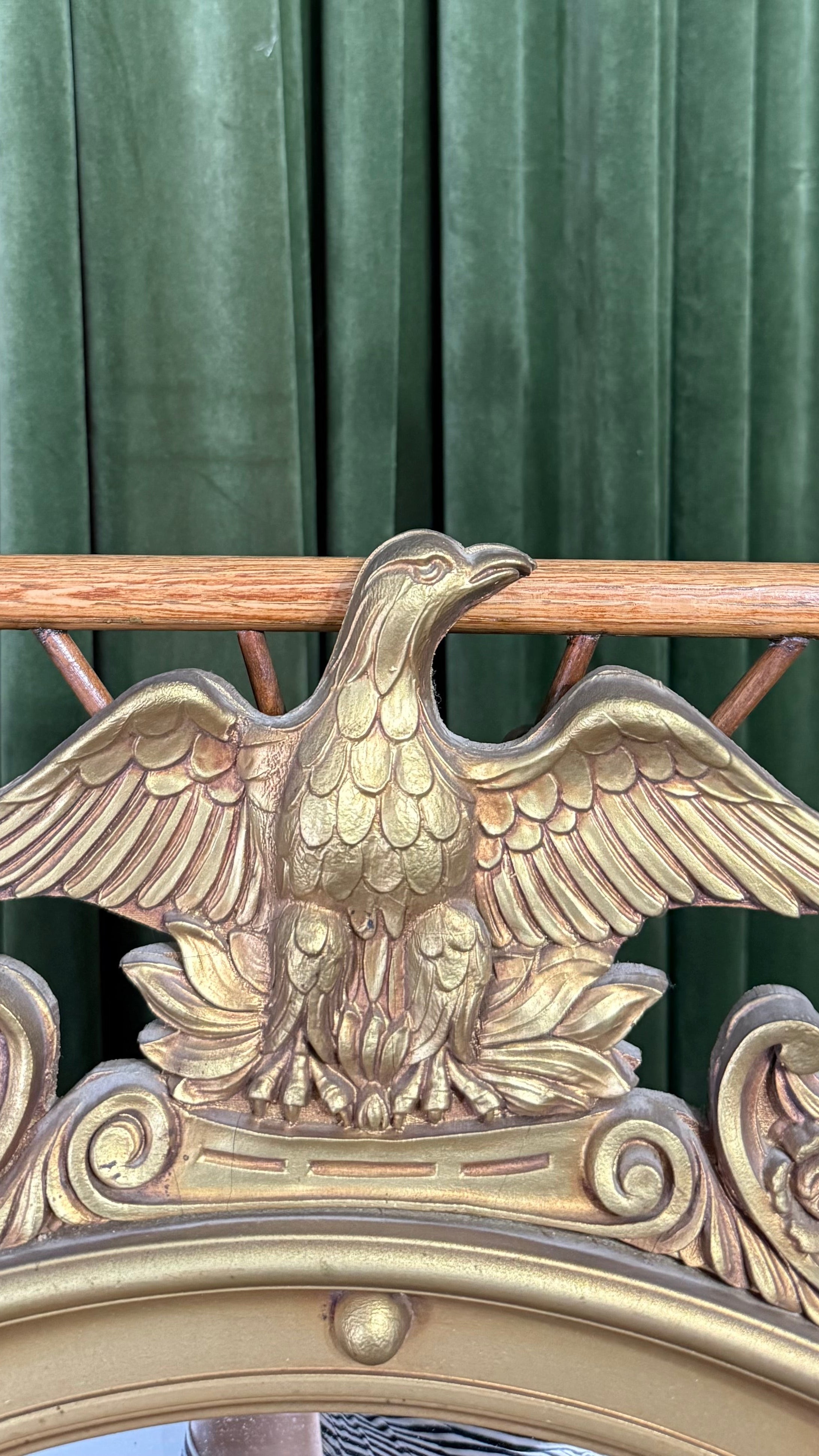 American Federal-style Convex Mirror 30’inH