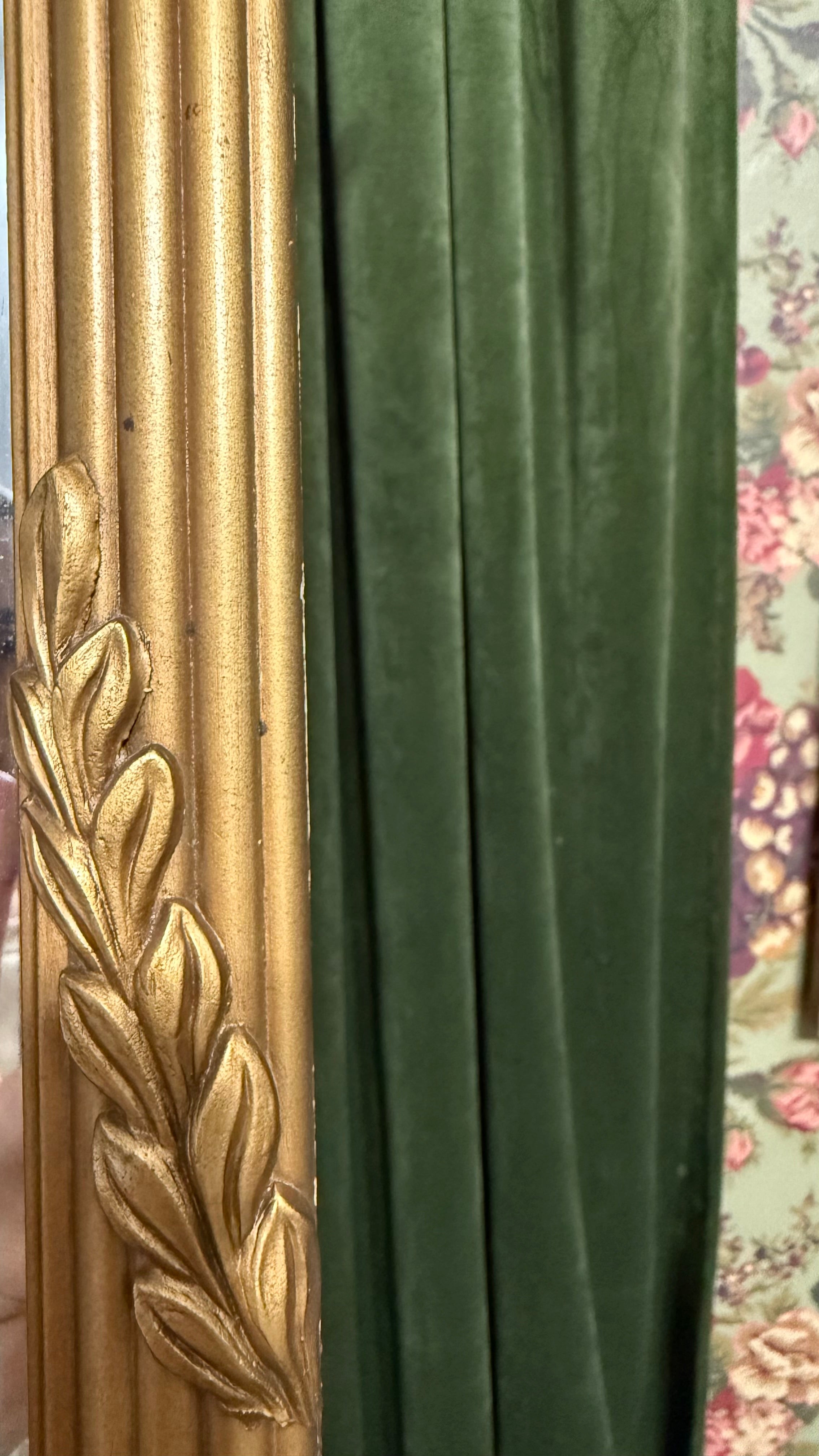 Opulent Gold-Gilt Neoclassical-Style Mirror