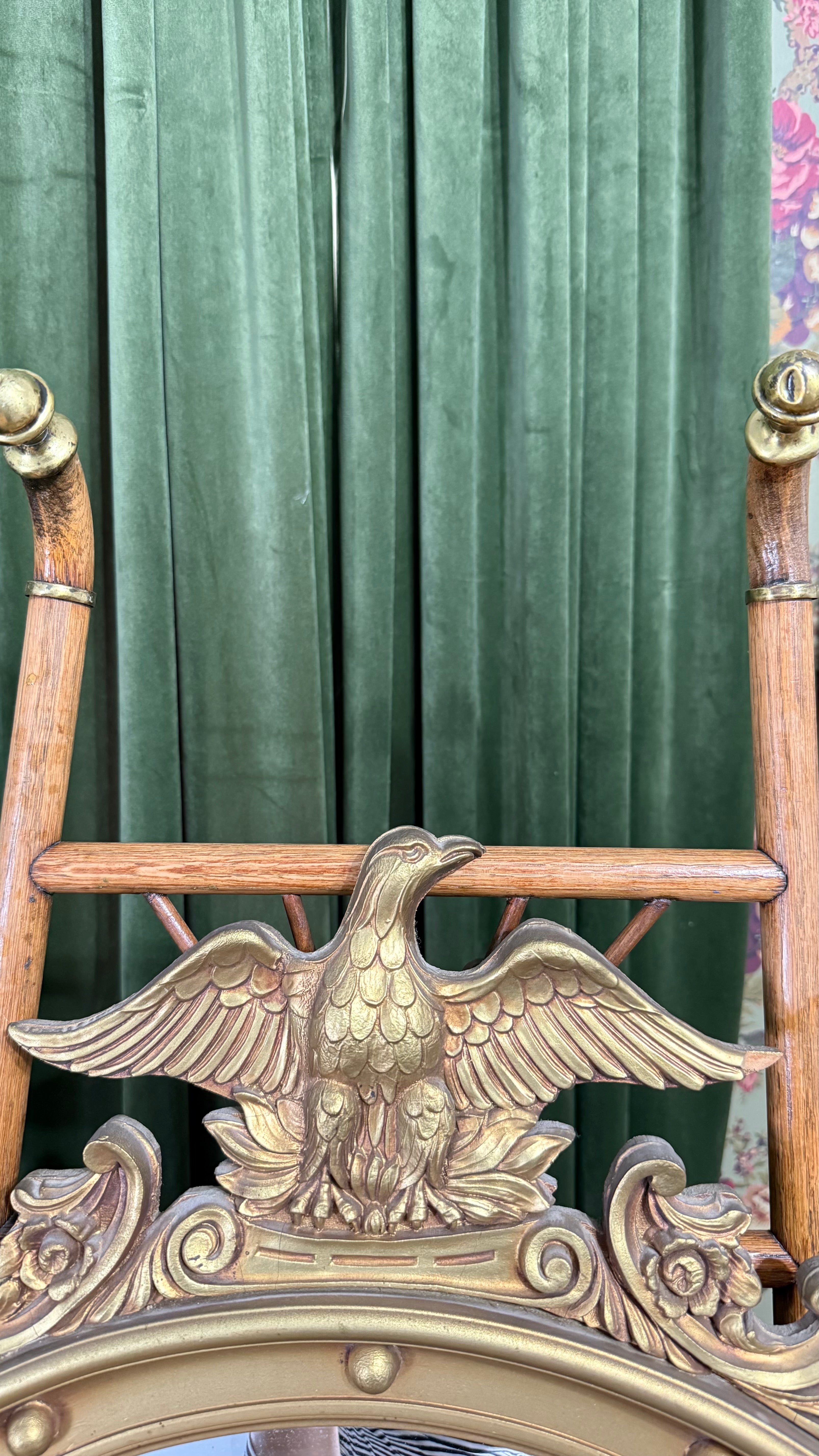 American Federal-style Convex Mirror 30’inH