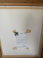 Vintage Original Pastel Great Dane Portrait by Eve Myles