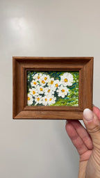 (Reserved) Horse book and floral mini painting