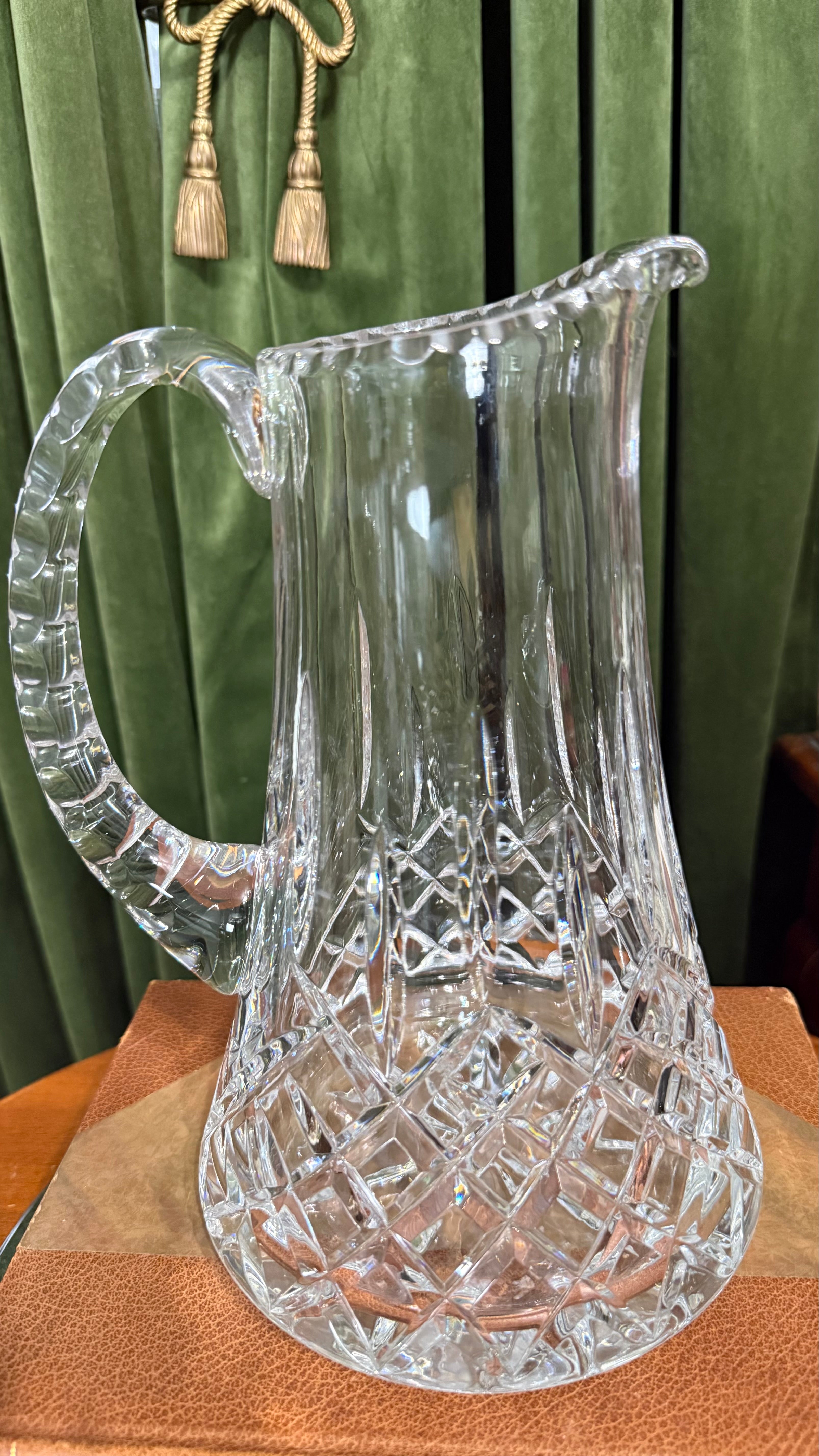 Vintage Bohemian Crystal Jar