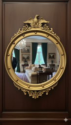 American Federal-style Convex Mirror 30’inH