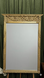 Opulent Gold-Gilt Neoclassical-Style Mirror