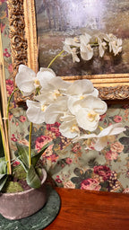 Large artificial orchid in a pot 28”H