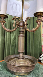 French bouillotte candelabra lamp