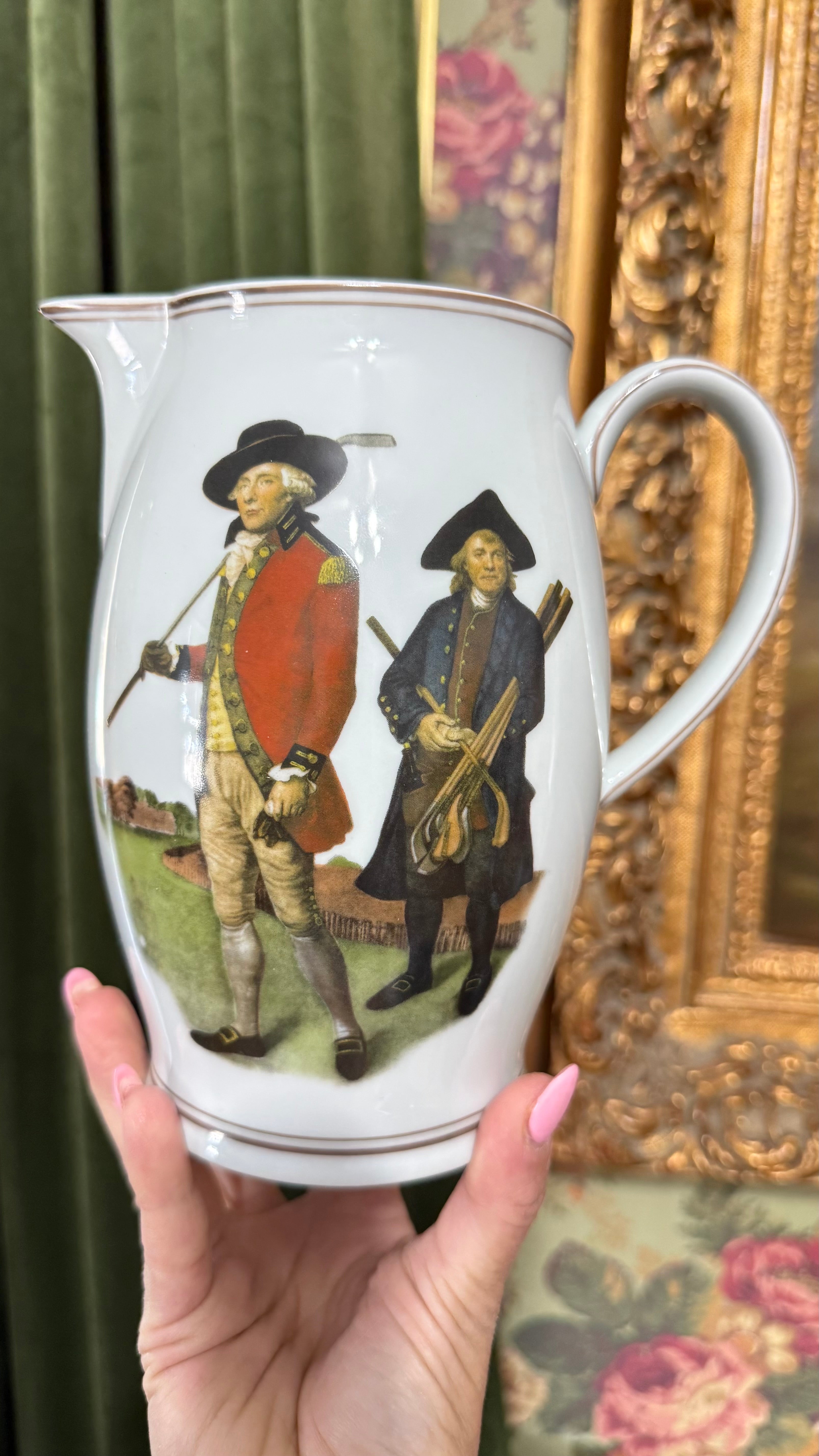 Mottahedeh Pitcher Golf Cider Jug