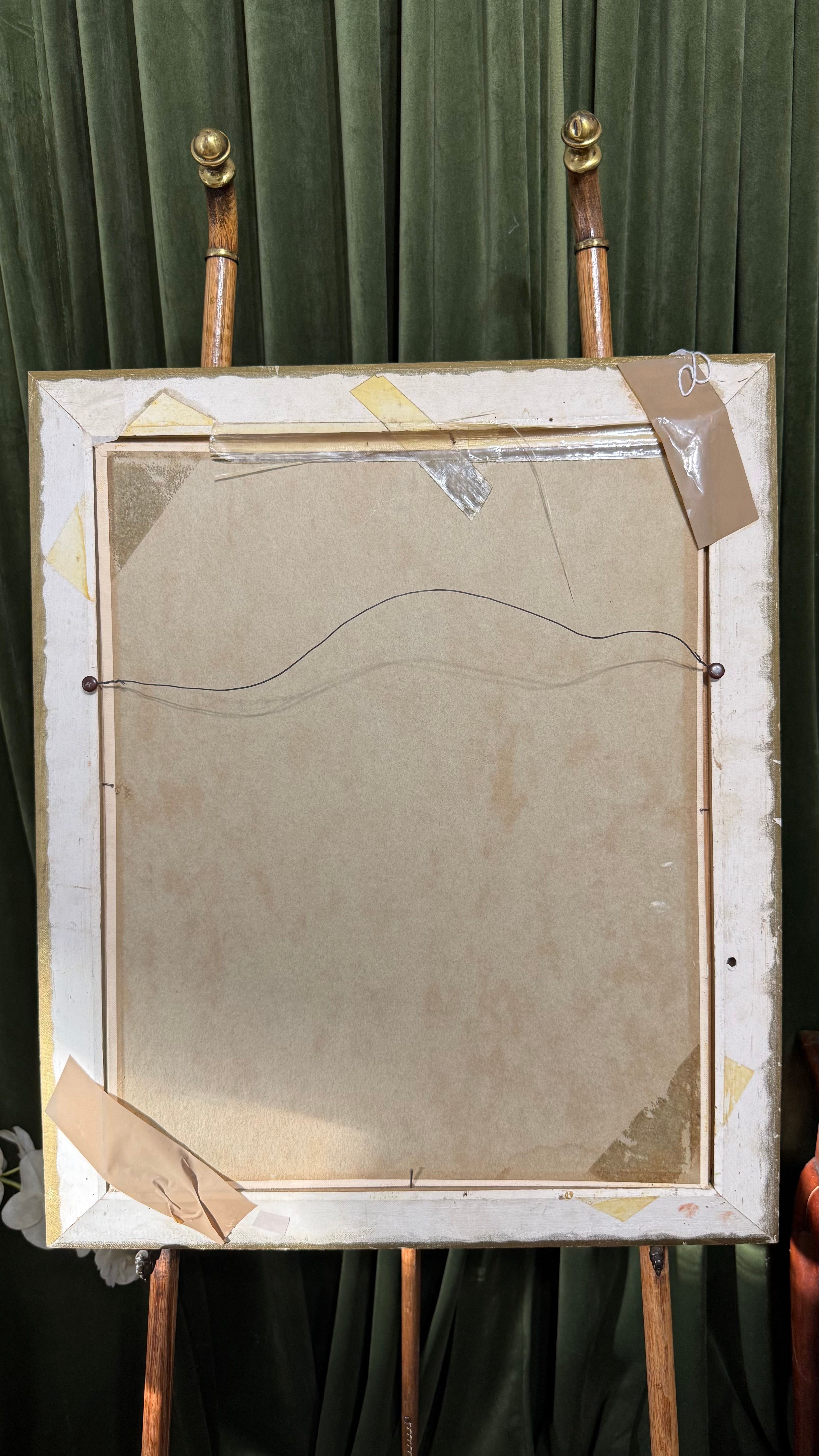 Stunning Vintage Impressionist Floral Oil Painting