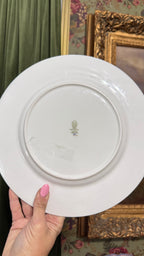 Antique Wedgwood Cobalt Gold Pheasant  Dinner Plate England 10.5"