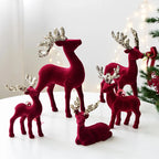 Regal Velvet Reindeer Ornament