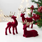 Regal Velvet Reindeer Ornament
