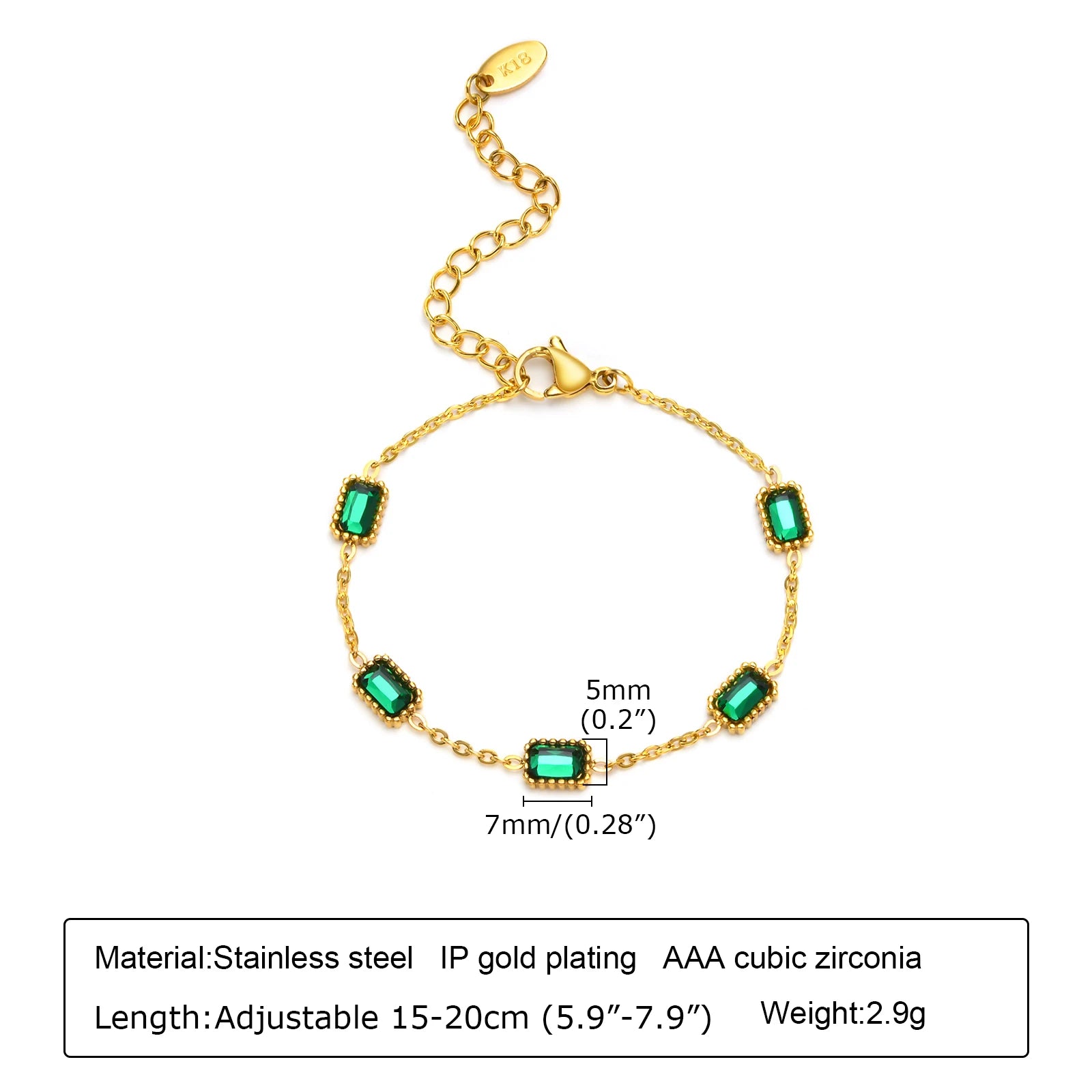 Retro Gold-Toned Green Zirconia Necklace | Pave Pendant Classic Luxury Jewelry