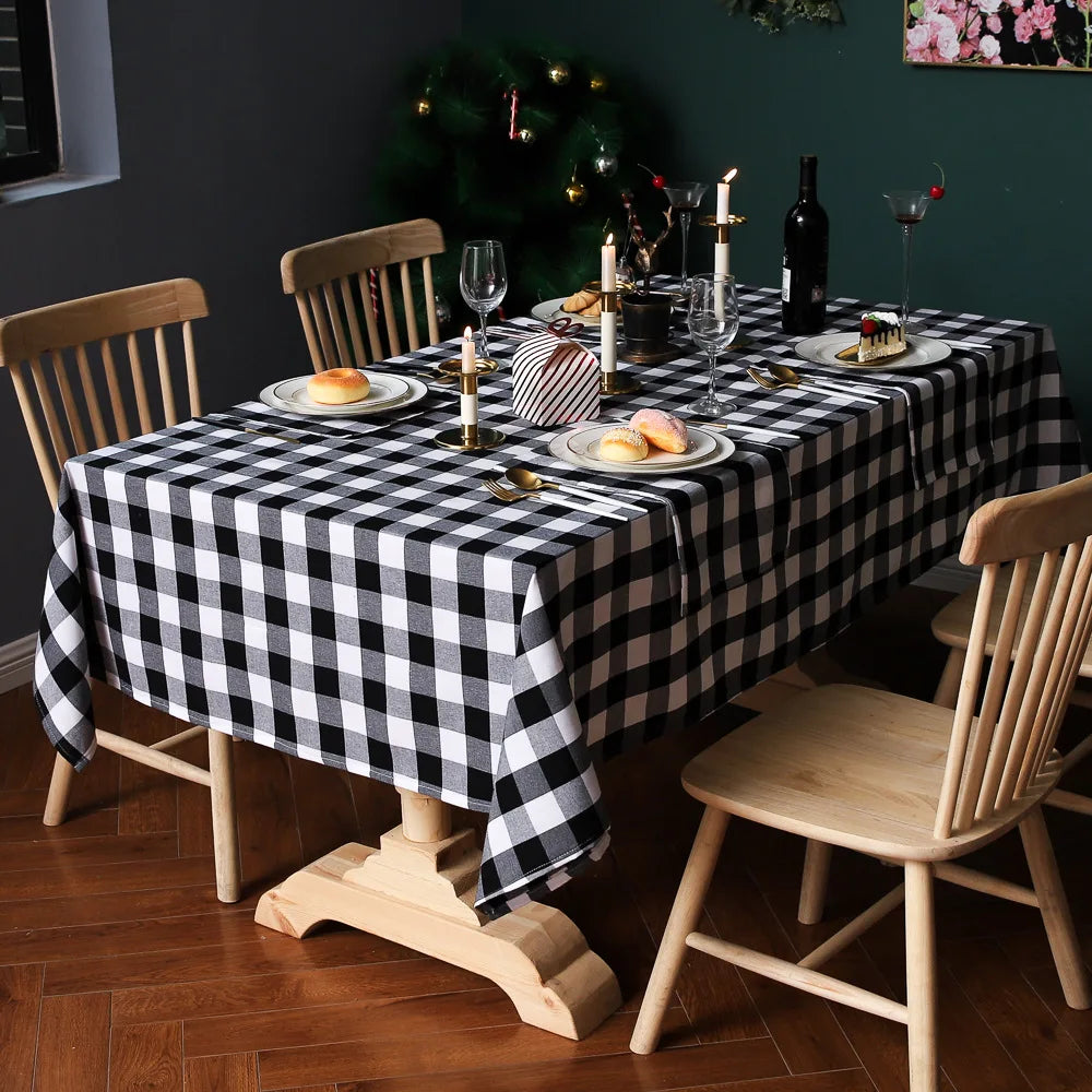 The heritage plaid rectangle tablecloth