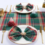 Classic Holiday: Green Plaid Runner