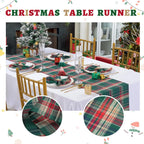Classic Holiday: Green Plaid Runner