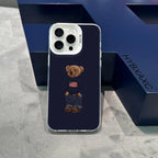 The "Coquette" Bear: Soft Matte Protective Case