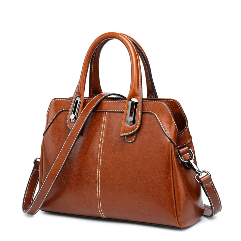 The Everyday Icon: The Cognac Glazed Satchel