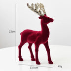 Regal Velvet Reindeer Ornament