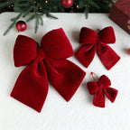 Classic Luxury: Red Holiday Bows