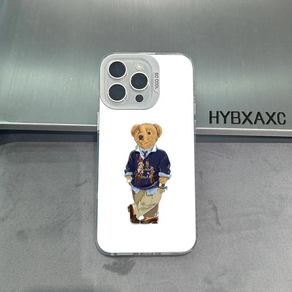 The "Coquette" Bear: Soft Matte Protective Case