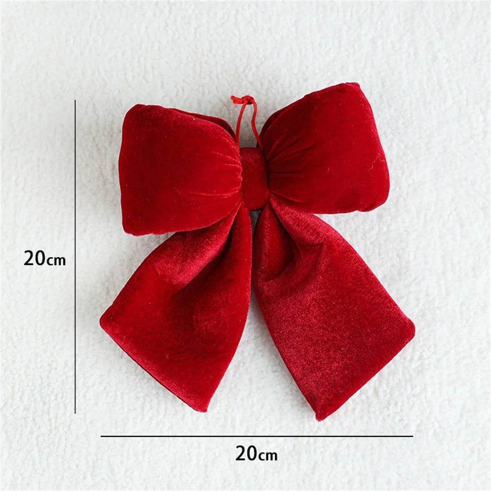 Classic Luxury: Red Holiday Bows