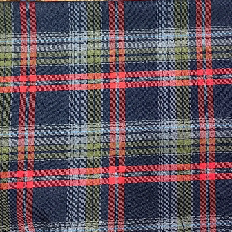 Festive Charm: Plaid fabric napkins / placemats