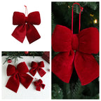 Classic Luxury: Red Holiday Bows