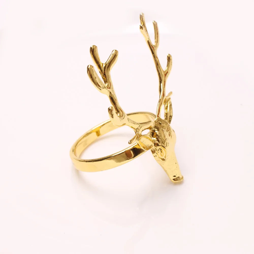 Majestic Holiday: Deer Ring