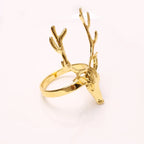 Majestic Holiday: Deer Ring