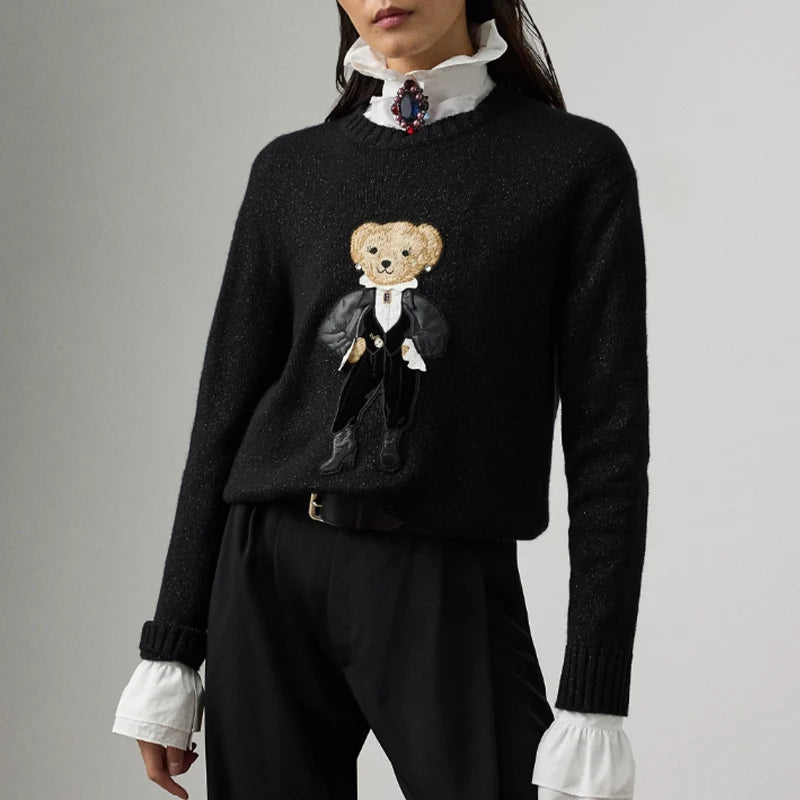 The Metallic Bear Luxe Knit