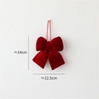 Classic Luxury: Red Holiday Bows