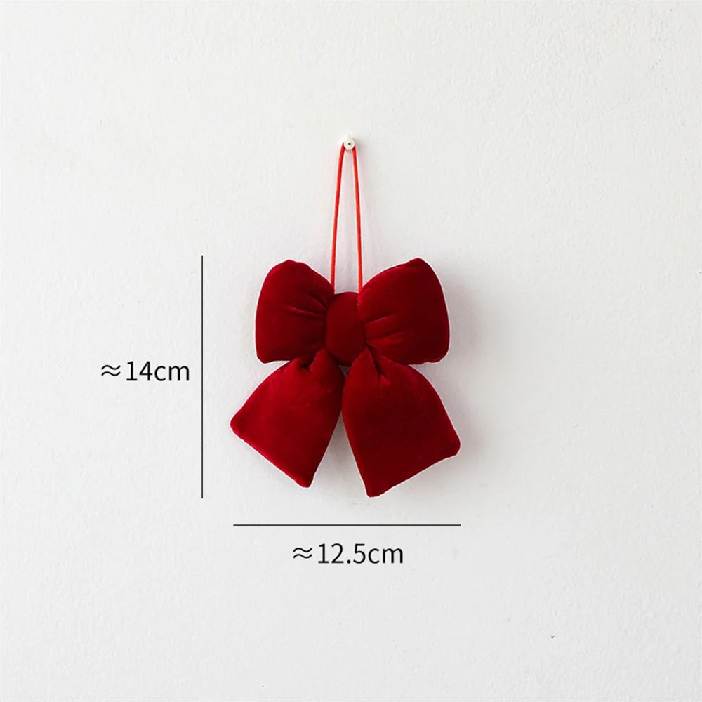 Classic Luxury: Red Holiday Bows