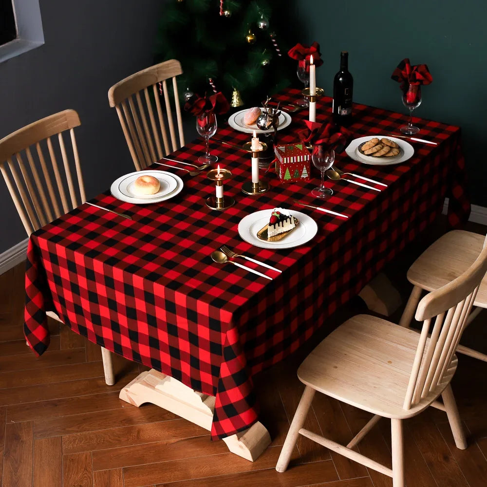 The heritage plaid rectangle tablecloth