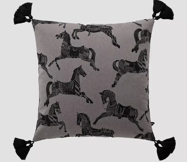 Vintage Equestrian: Pillow Cover