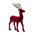 Regal Velvet Reindeer Ornament