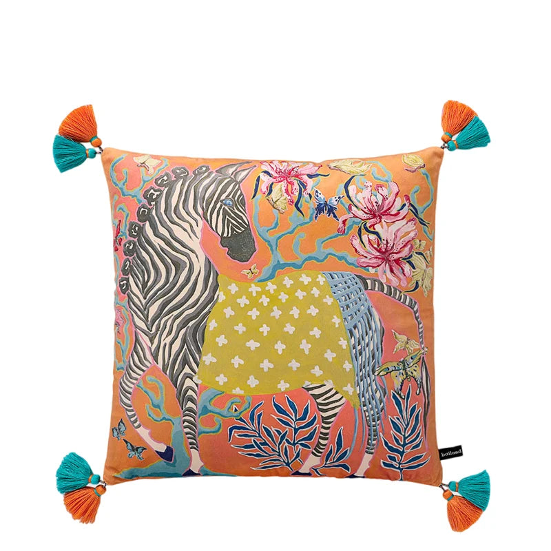 Vintage Equestrian: Pillow Cover