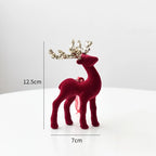Regal Velvet Reindeer Ornament