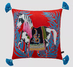 Vintage Equestrian: Pillow Cover