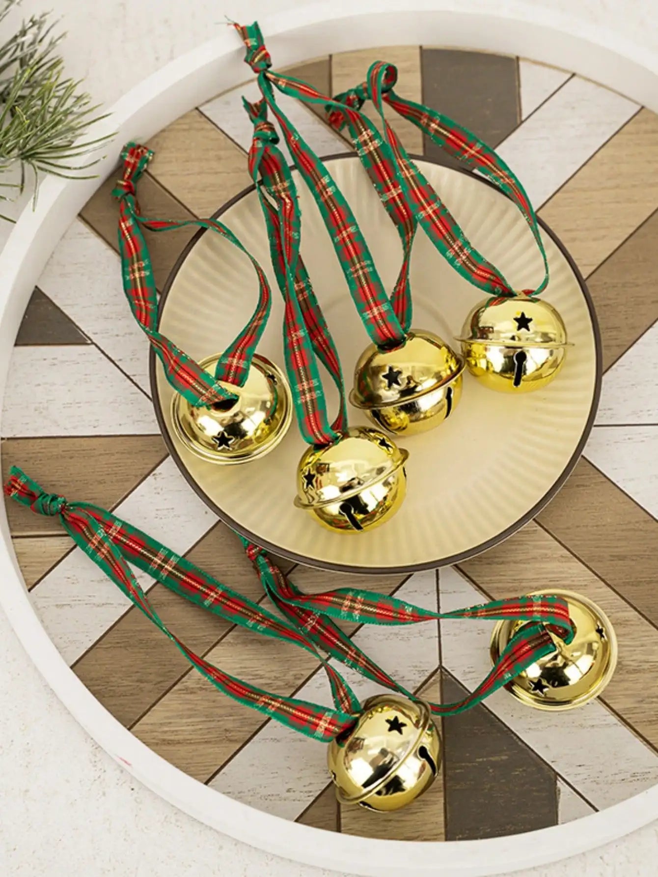 Classic Joy: Plaid Holiday Bells