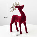 Regal Velvet Reindeer Ornament