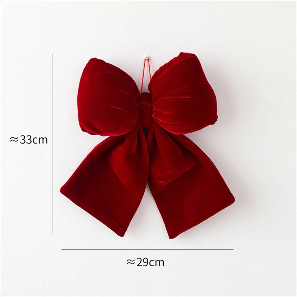 Classic Luxury: Red Holiday Bows
