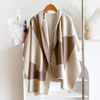 Luxury Double-Sided Blanket Scarf | Classic Horse Print