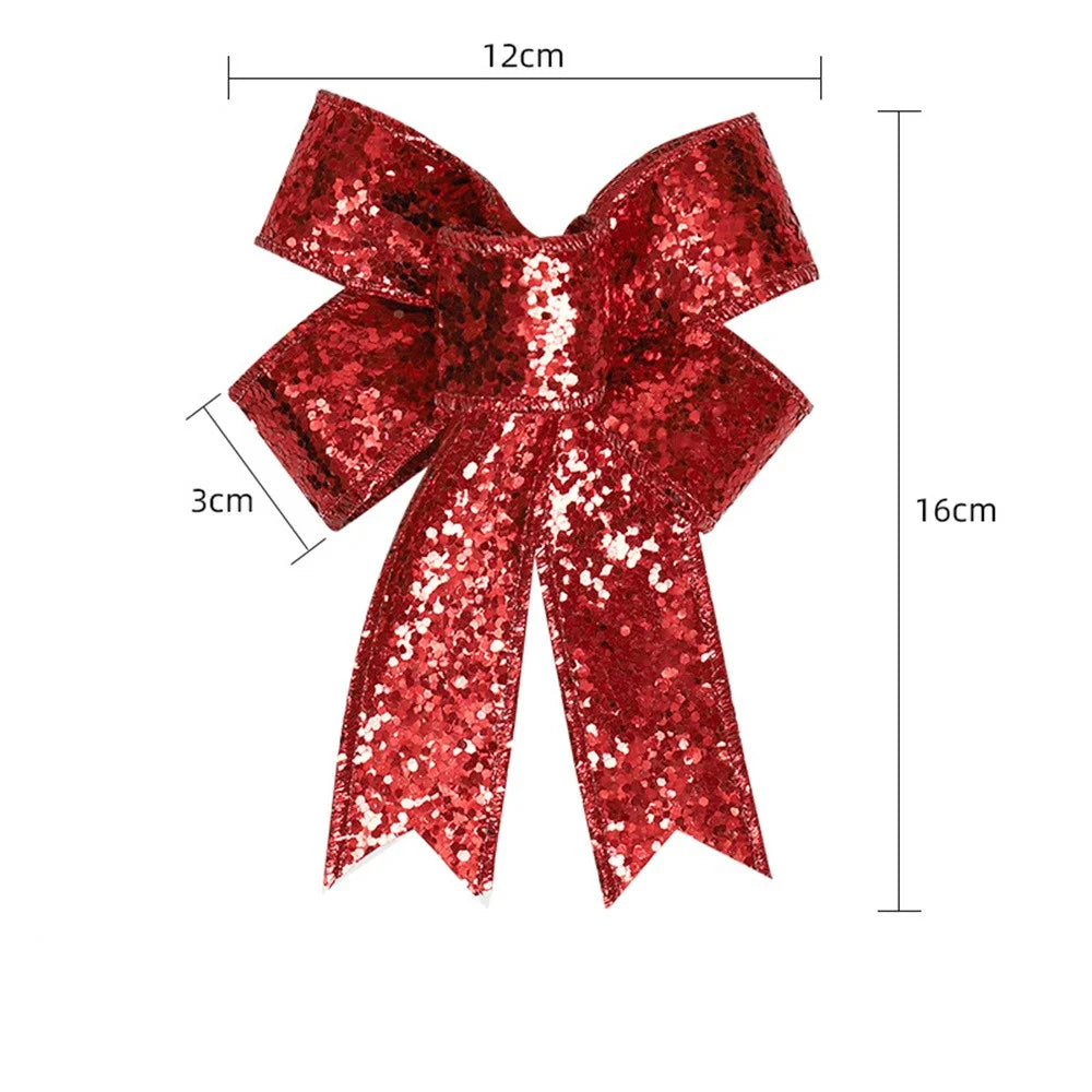 Classic Luxury: Red Holiday Bows