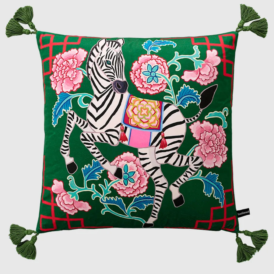 Vintage Equestrian: Pillow Cover