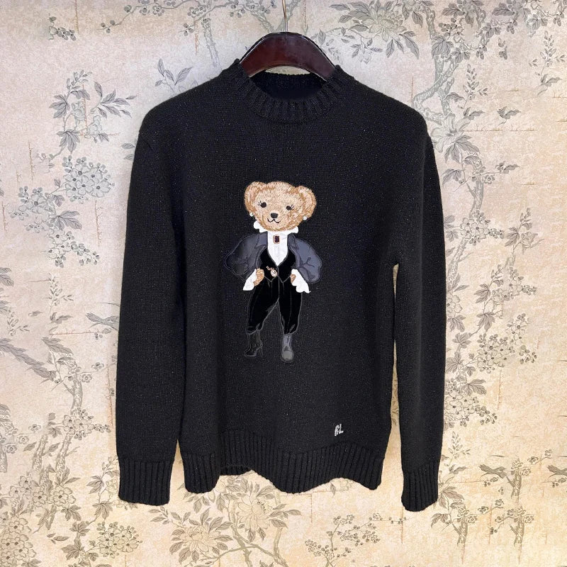 The Metallic Bear Luxe Knit